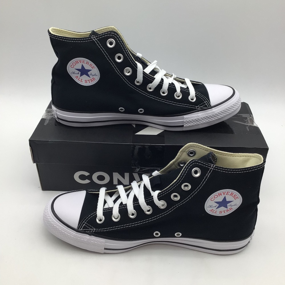 Converse CTAS High Top Black White Mens Size 8.5 M9160 Sneakers NEW